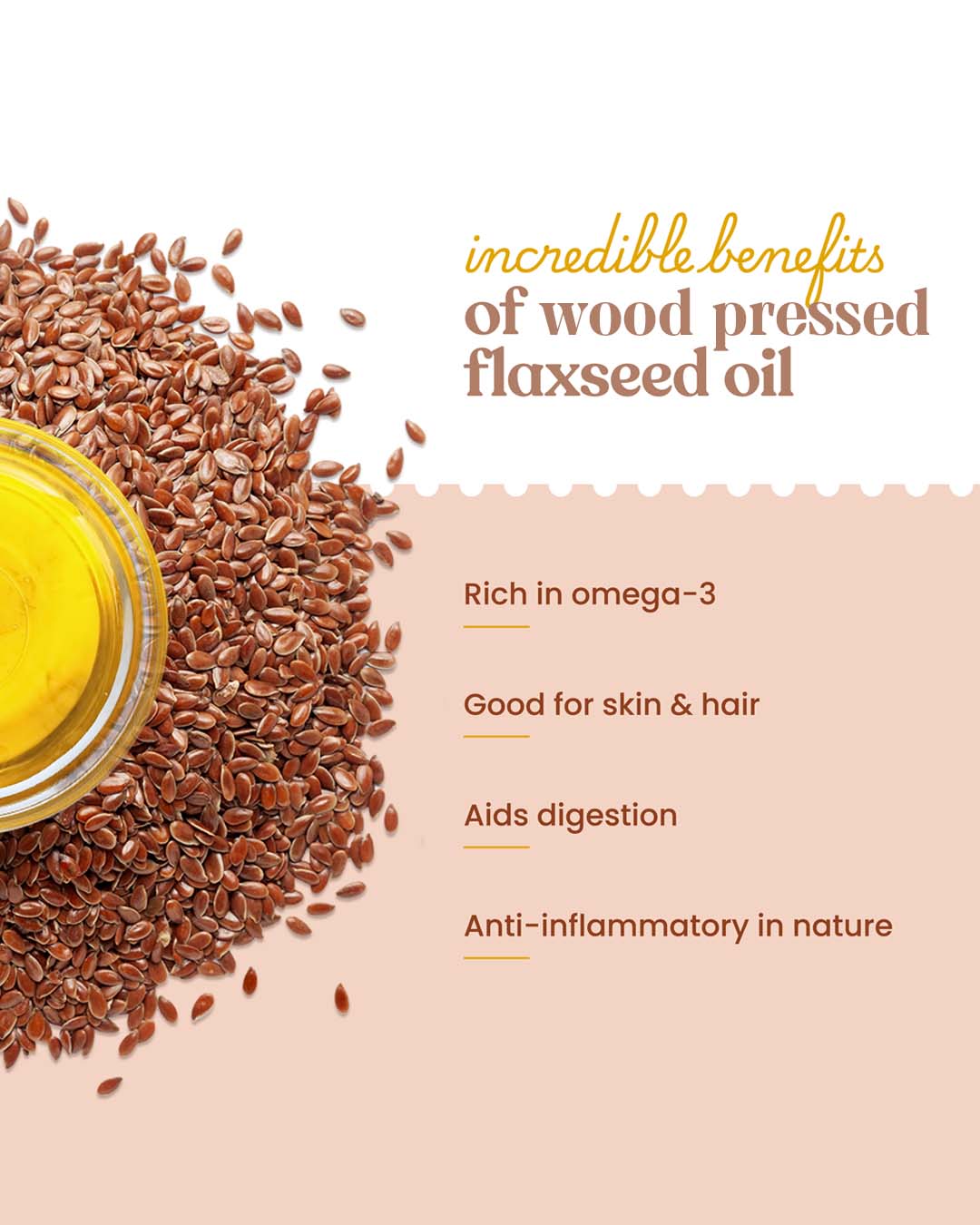 Bharat Vedica Organic Wood Pressed Flaxseed Oil - Organic Wood Pressed Alsi ka tel - Distacart