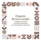 Bharat Vedica Organic Brown Lentils - Organic Masoor Dal Sabut - Distacart