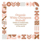 Bharat Vedica Organic White Chickpeas - Organic Kabuli Chana - Distacart