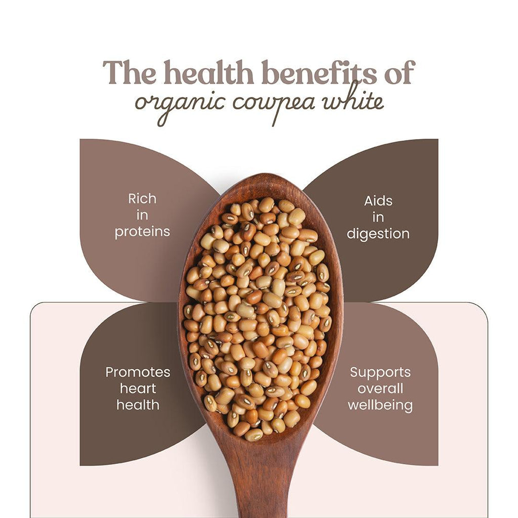 Bharat Vedica Organic Cowpea White - Organic Lobia Safed - Distacart