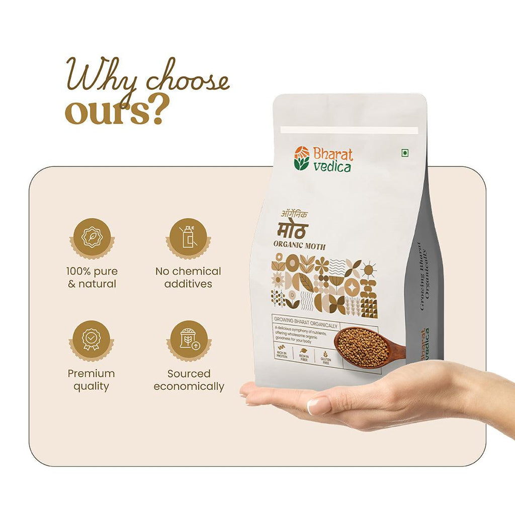 Bharat Vedica Organic Moth - Distacart