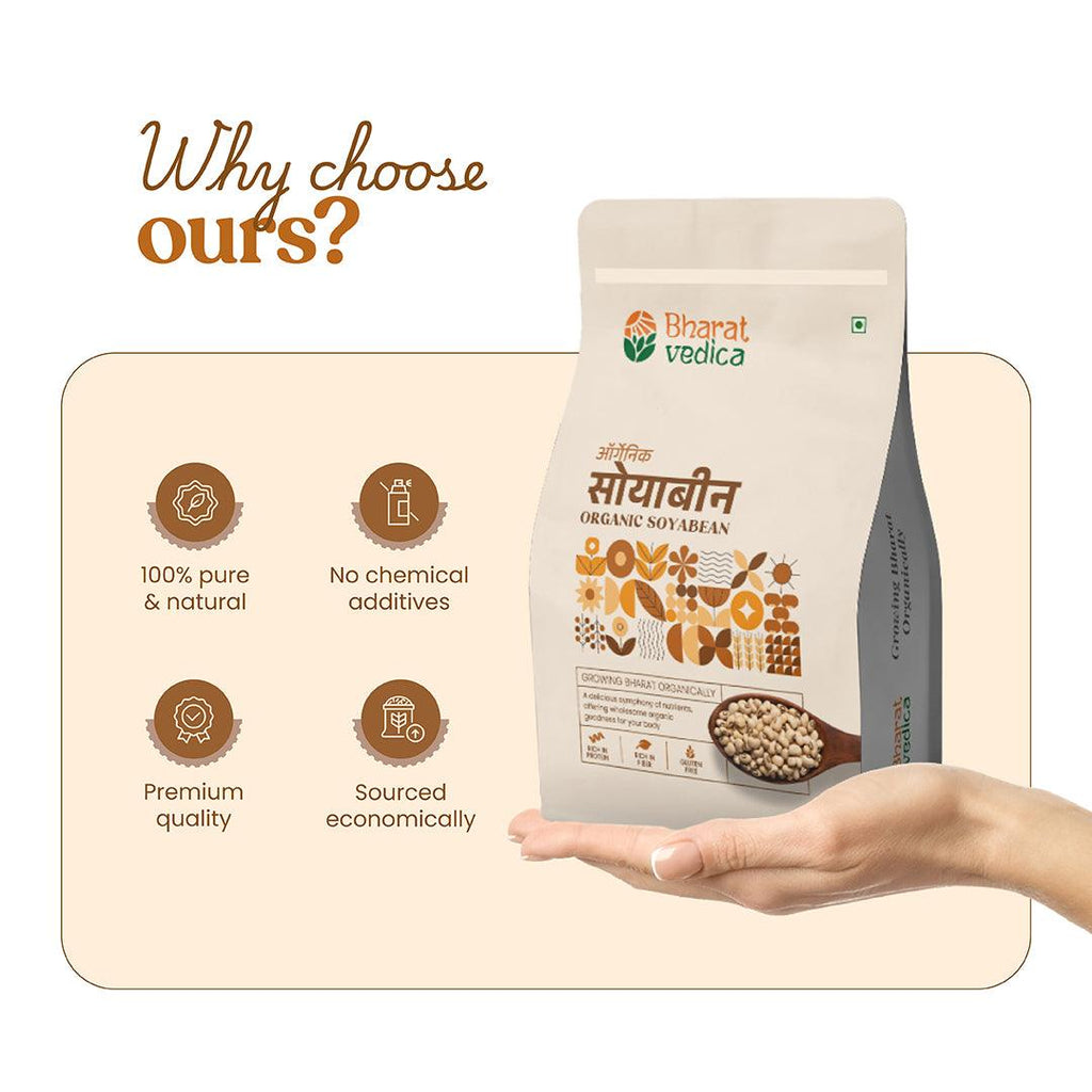 Bharat Vedica Organic Soyabean - Distacart