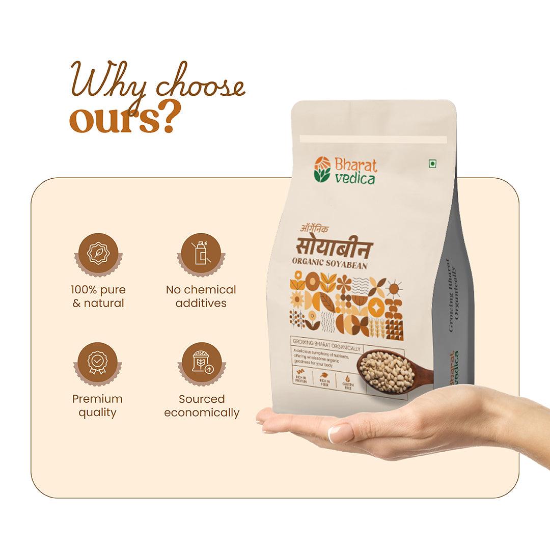 Bharat Vedica Organic Soyabean - Distacart