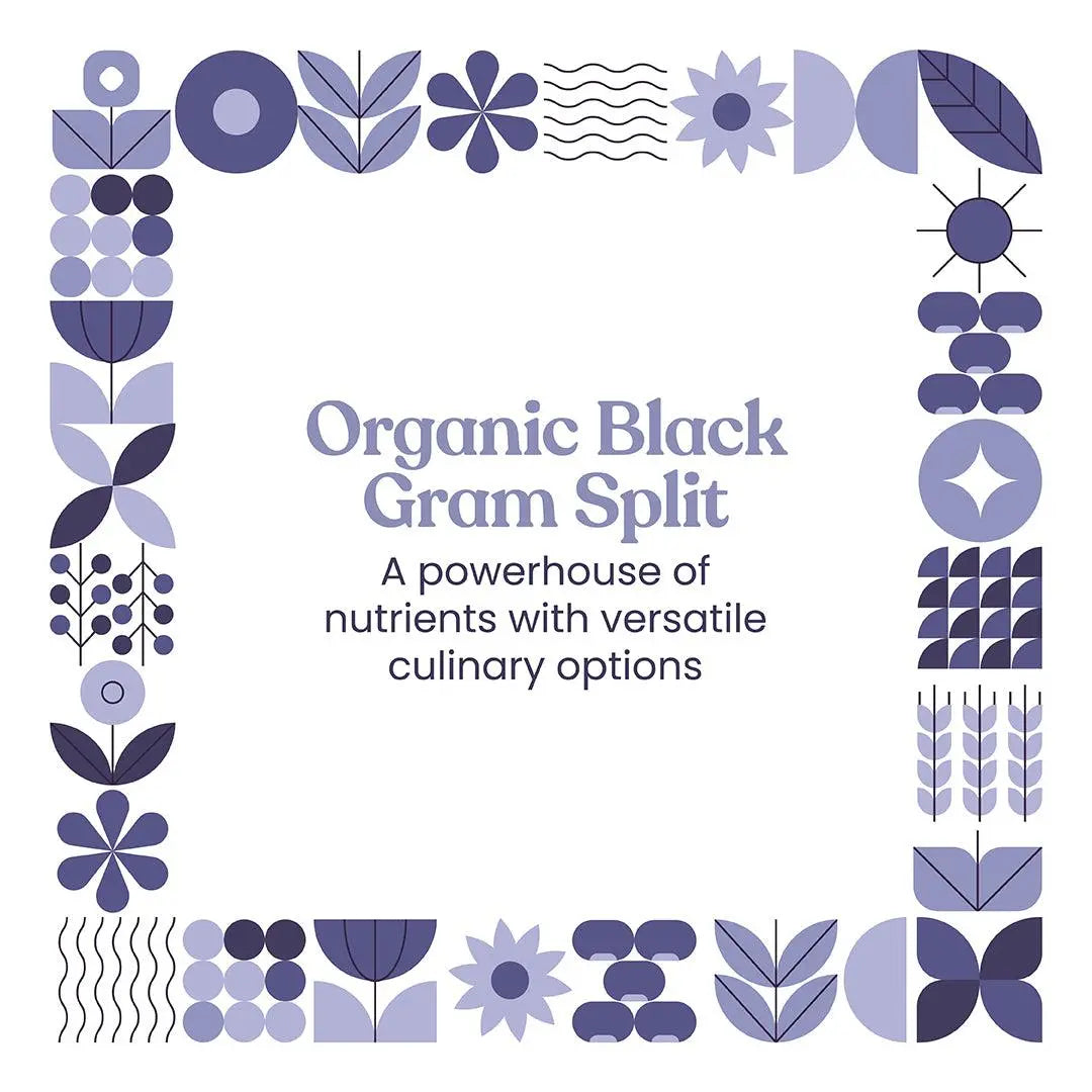 Bharat Vedica Organic Black Gram Split - Organic Urad Dal Chilka - Distacart