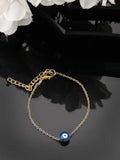 NVR Women Gold-Toned Evil Eye Rakhi With Roli Chawal - Distacart