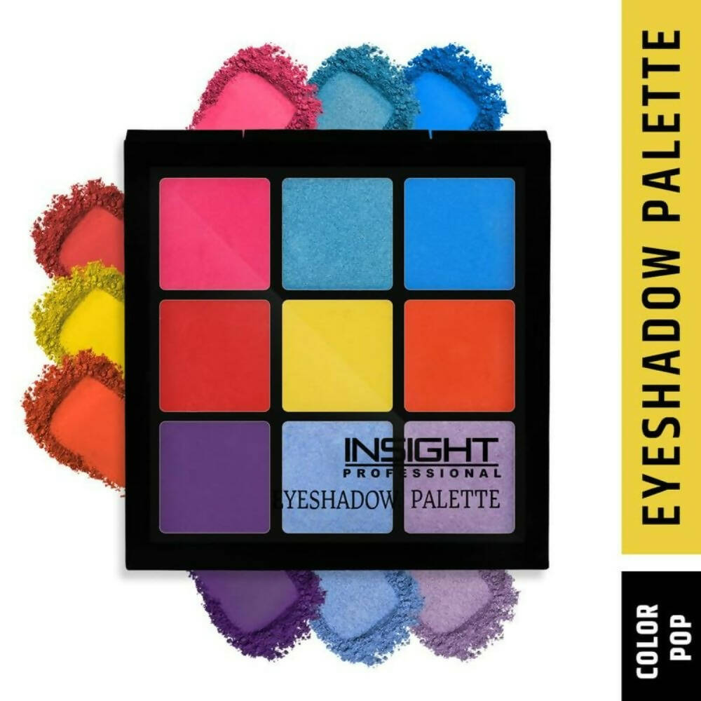 Insight Cosmetics 9 Color Eyeshadow Pallate - Color Pop - Distacart
