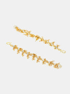 Ruby Raang Pearl And Stones Earrings - Distacart