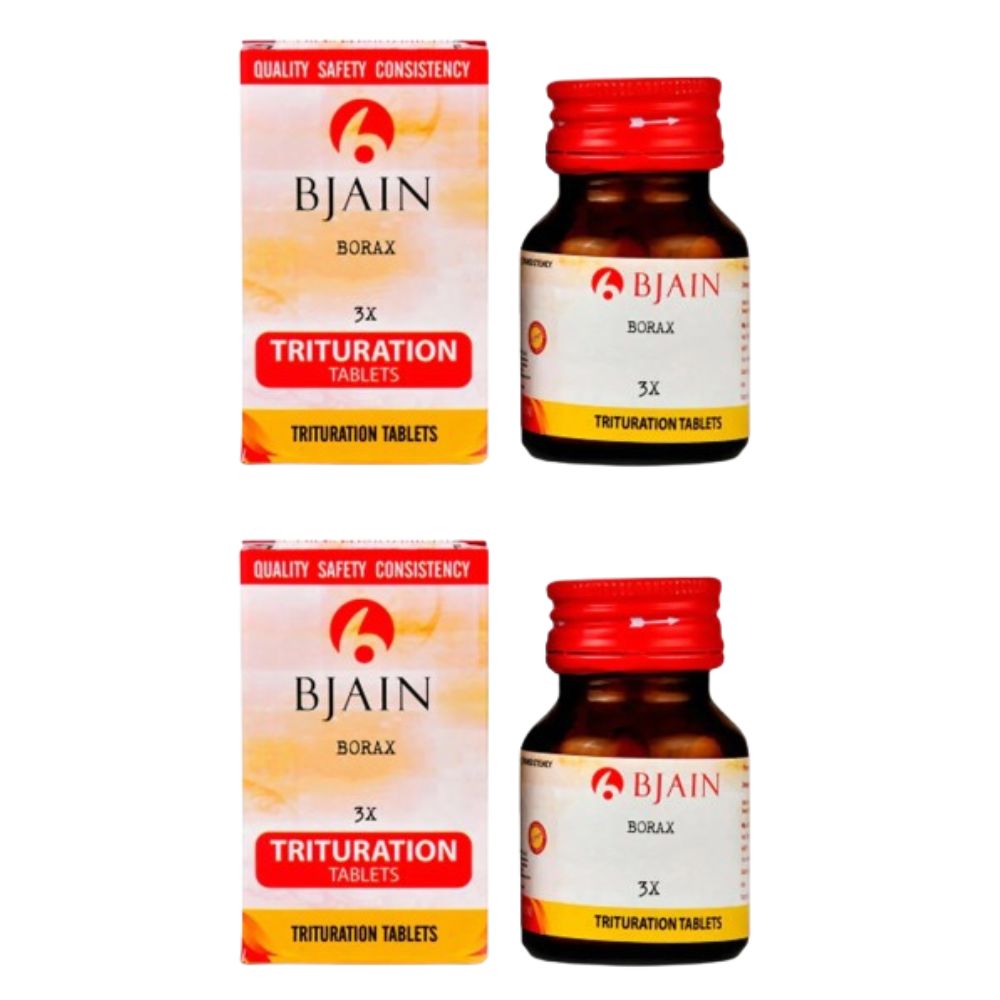 Bjain Homeopathy Borax Trituration Tablets - Distacart