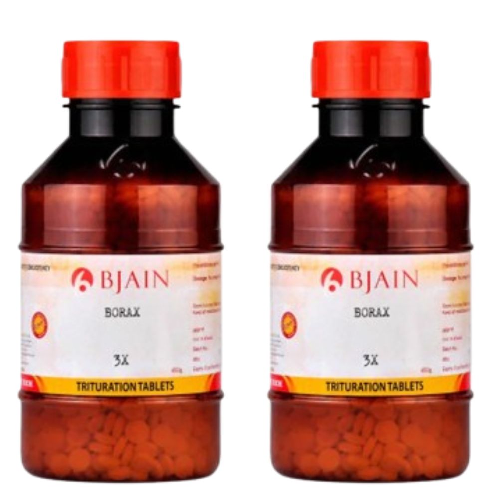 Bjain Homeopathy Borax Trituration Tablets - Distacart