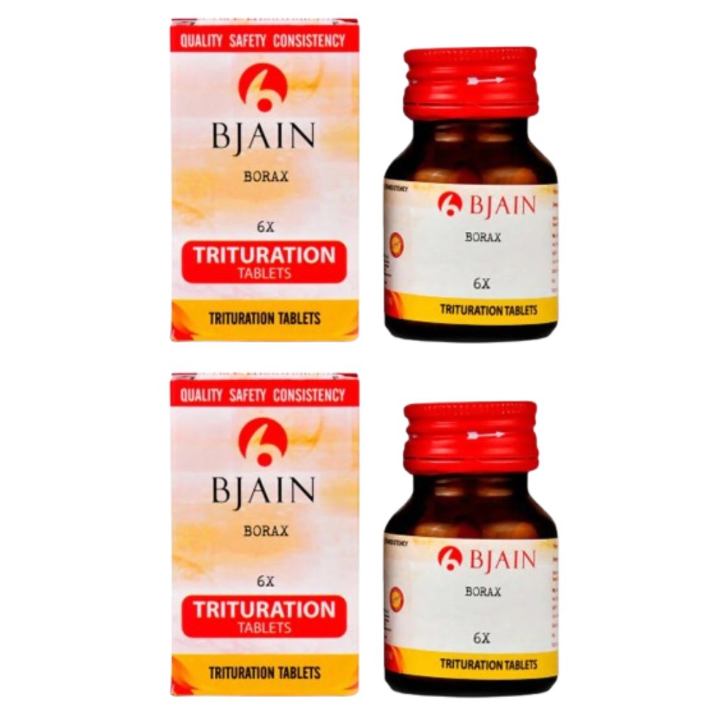 Bjain Homeopathy Borax Trituration Tablets - Distacart