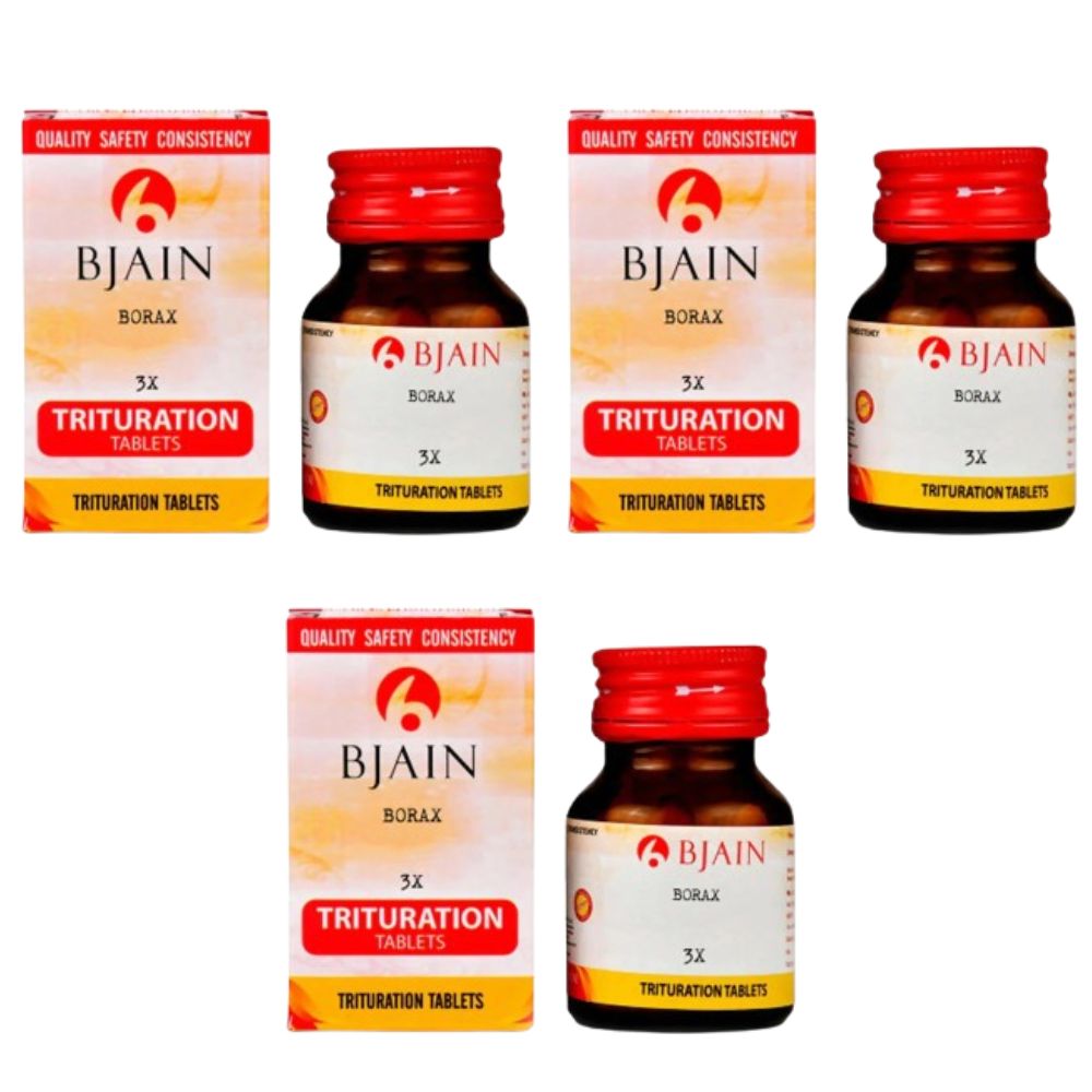 Bjain Homeopathy Borax Trituration Tablets - Distacart
