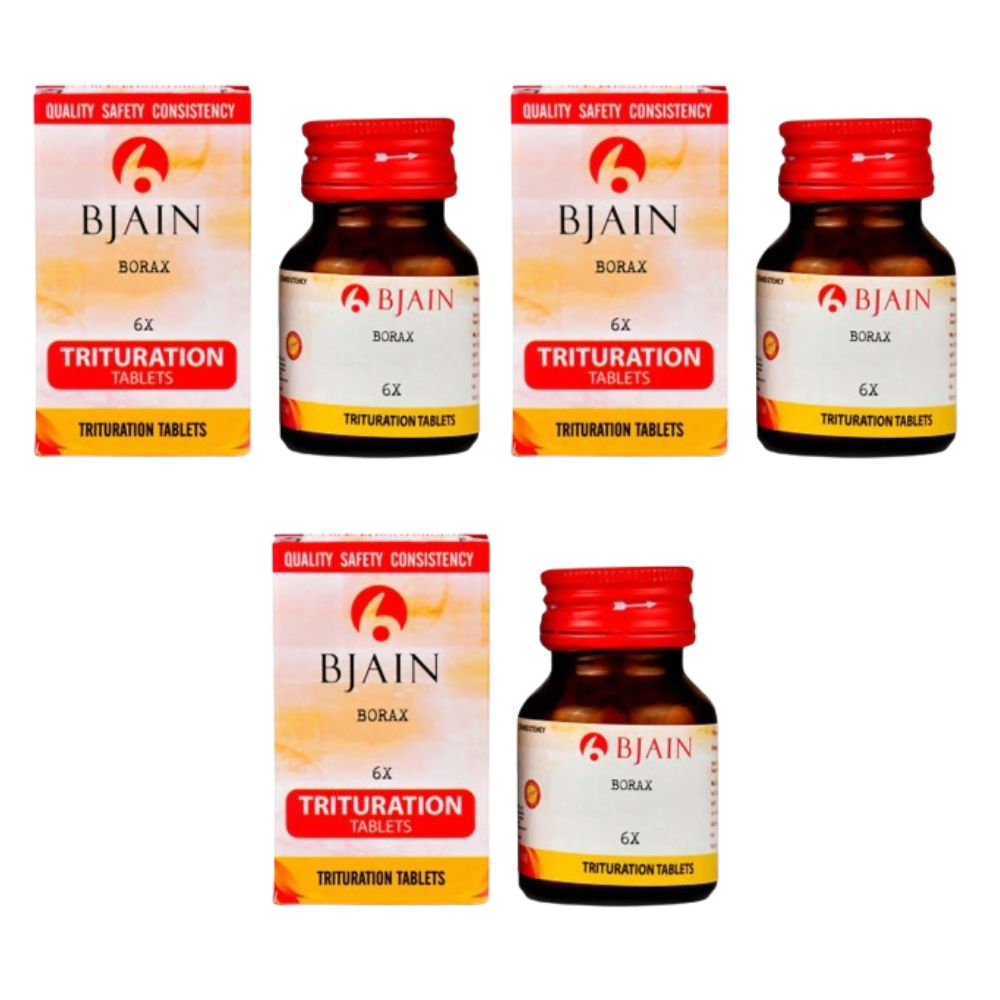 Bjain Homeopathy Borax Trituration Tablets - Distacart