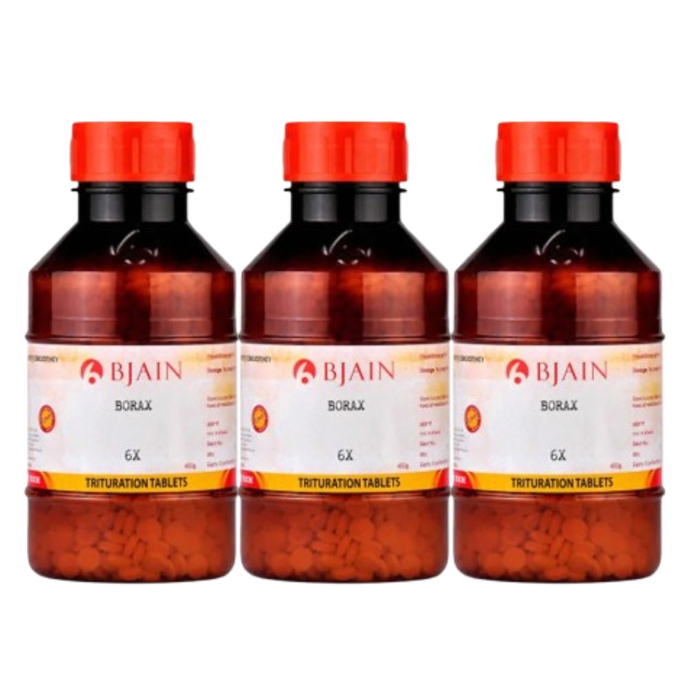 Bjain Homeopathy Borax Trituration Tablets - Distacart