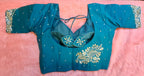 Kia Fashions Peacock Hand Embroidery Embroidered Readymade Blouse - Distacart