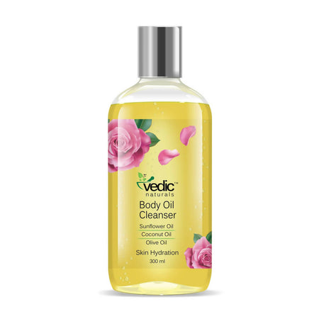 Vedic Naturals Organic Body Oil Cleanser Shower Oil (Body Wash)