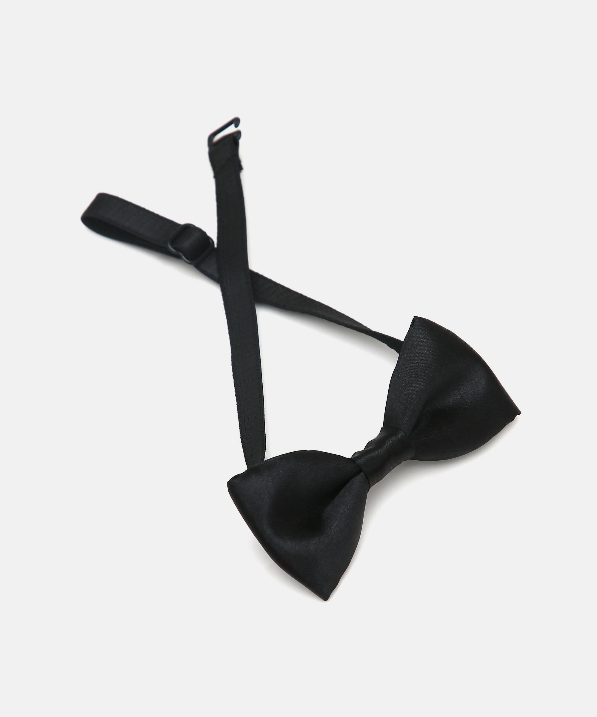 Manet Boys Solid Single Layer Bow -Black