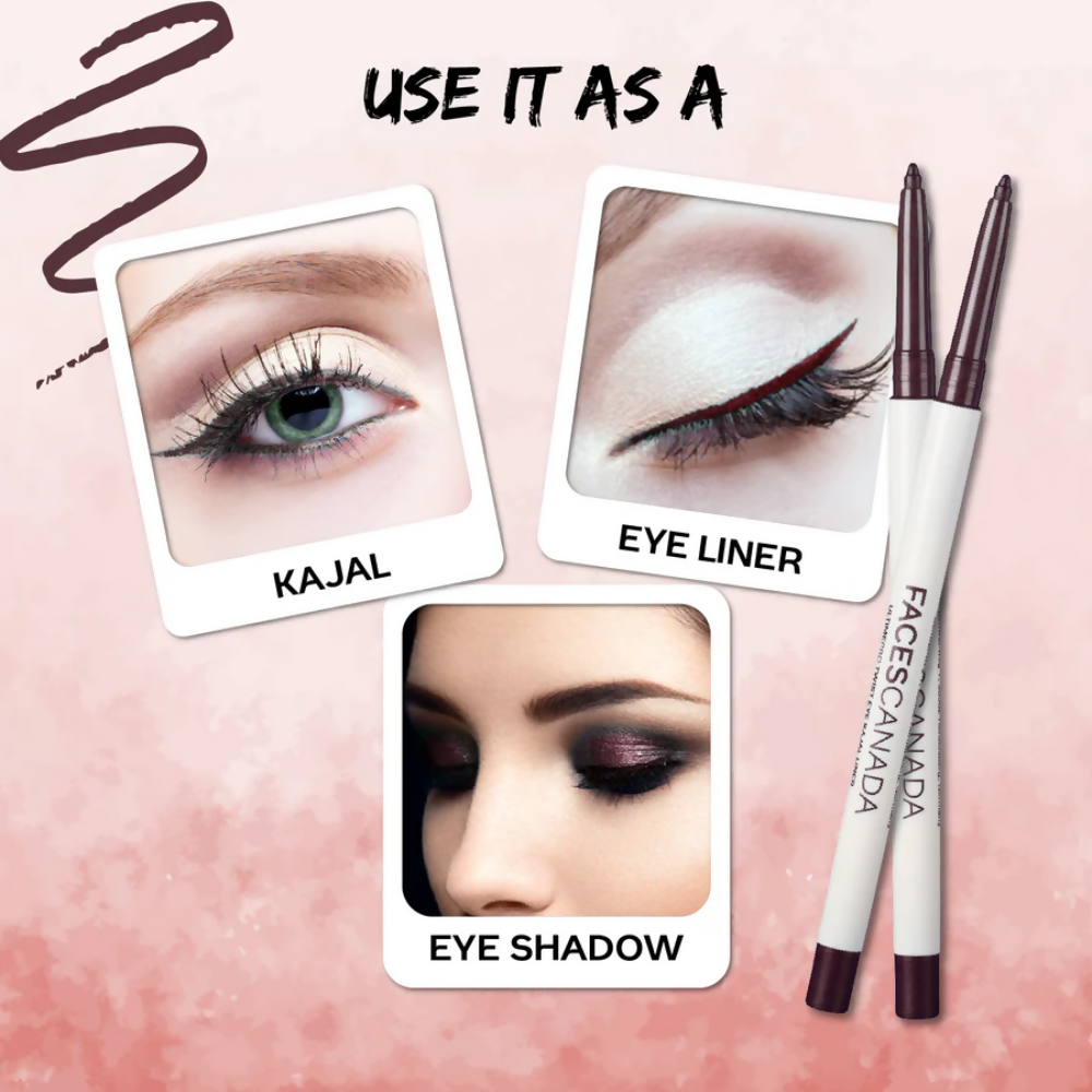 Faces Canada Ultime Pro Twist Eye Kajal Liner - Plum 04