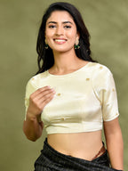 Amodini Designer Studio Golden Tissue Padded Blouse