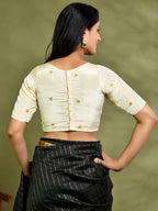 Amodini Designer Studio Golden Tissue Padded Blouse