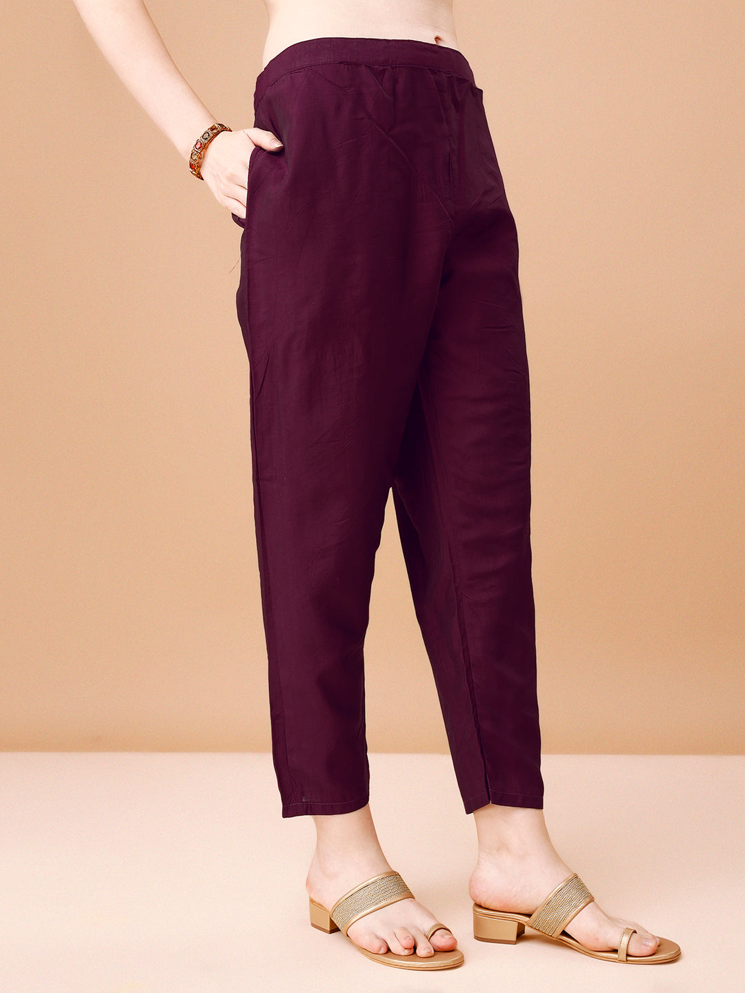 Hand Embroidered Kurta With Pant & Dupatta, Multicolor - Hiral Fashion - Distacart