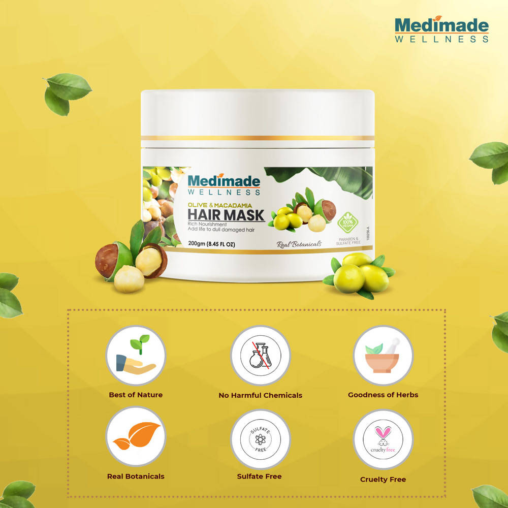 Medimade Wellness Olive & Macadamia Hair Mask