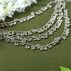 Mominos Fashion Johar Kamal Oxidised Silver-Plated Brass Finish Ghungroo Necklace with Earrings For Women - Distacart