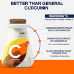 MyFitFuel Curcumin + Ginger Extract + Piperine Capsules
