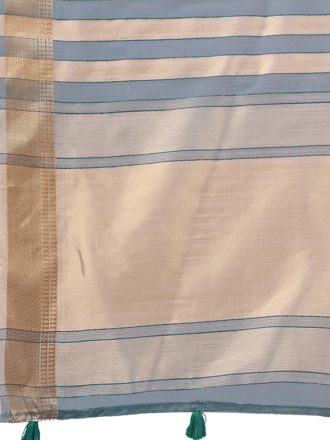 Shree Shyam Fashion Organza Sky Blue Saree - Distacart