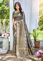 Sangam Prints Purple Assam Silk Woven Work Traditional Saree - Distacart