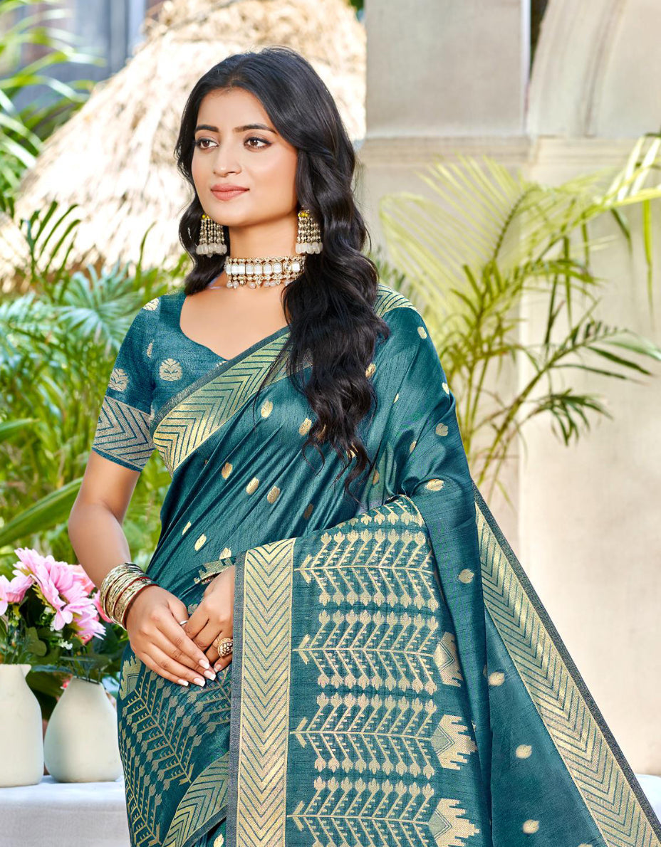Sangam Prints Gray Assam Silk Woven Work Traditional Saree - Distacart