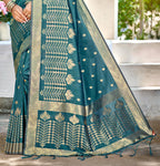 Sangam Prints Gray Assam Silk Woven Work Traditional Saree - Distacart