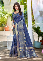 Sangam Prints Wine Assam Silk Woven Work Traditional Saree - Distacart