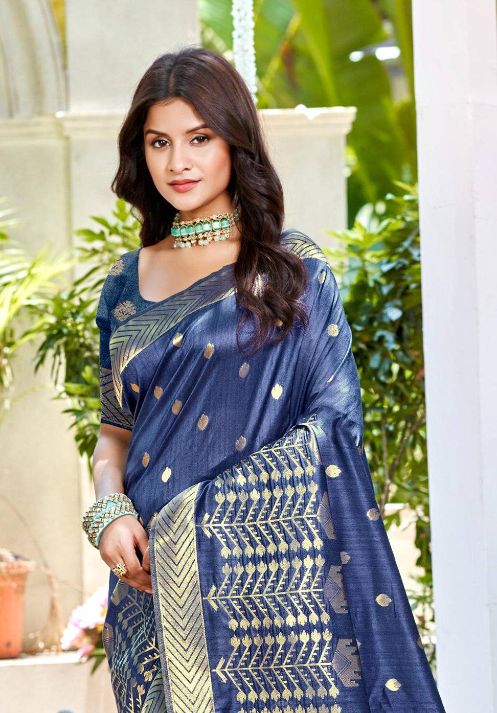 Sangam Prints Wine Assam Silk Woven Work Traditional Saree - Distacart