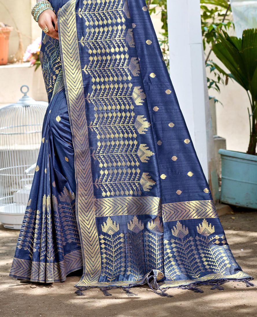 Sangam Prints Wine Assam Silk Woven Work Traditional Saree - Distacart