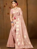 Sangam Prints Purple Munga Kota Woven Work Traditional Saree - Distacart