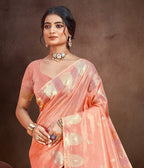 Sangam Prints Gajri Munga Kota Woven Work Traditional Saree - Distacart