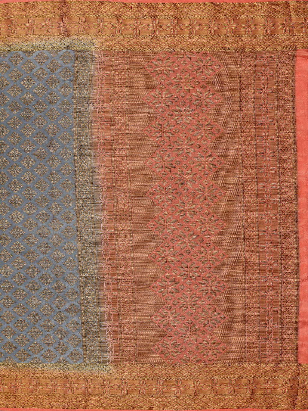 Mimosa Women's Patola Art Silk Grey Saree - Distacart