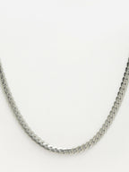 NVR Men's Silver-Plated Stainless Steel Chain