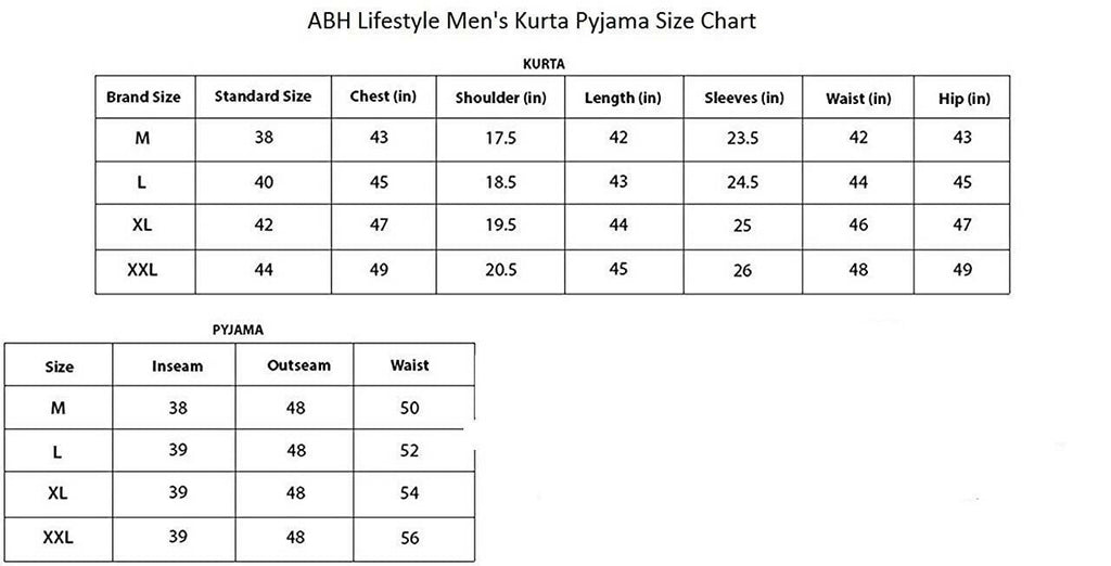 ABH Lifestyle Men's Silk Navy Blue Kurta Pyjama & Printed Nehru Jacket - Distacart
