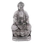 Estele Rhodium Plated Oxidized Lord Gautam Buddha Mediatating Idol statue for Home Décor/ working place