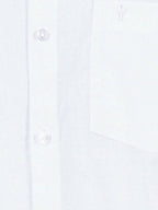 Ramraj Cotton Mens Half Sleeve Formal 100 % Cotton White Shirt