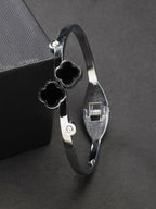 NVR Women's Silver-Plated Cuff Bracelet - Distacart