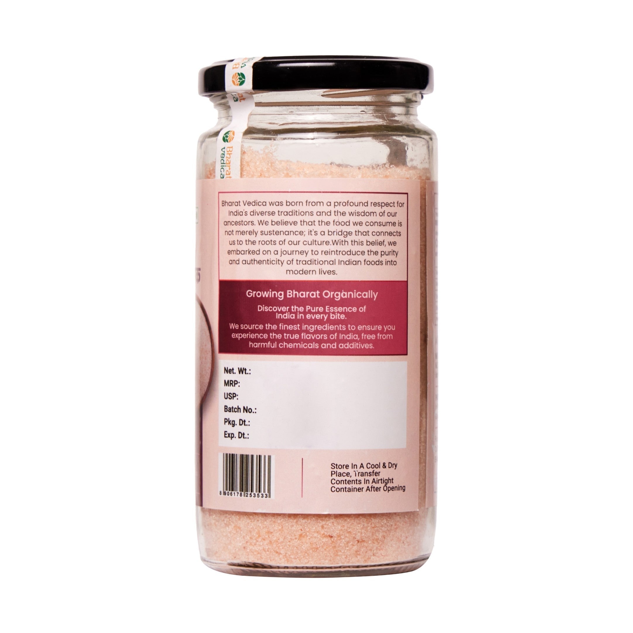 Bharat Vedica Natural Himalayan Pink Salt - Gulaabee Namak - Distacart