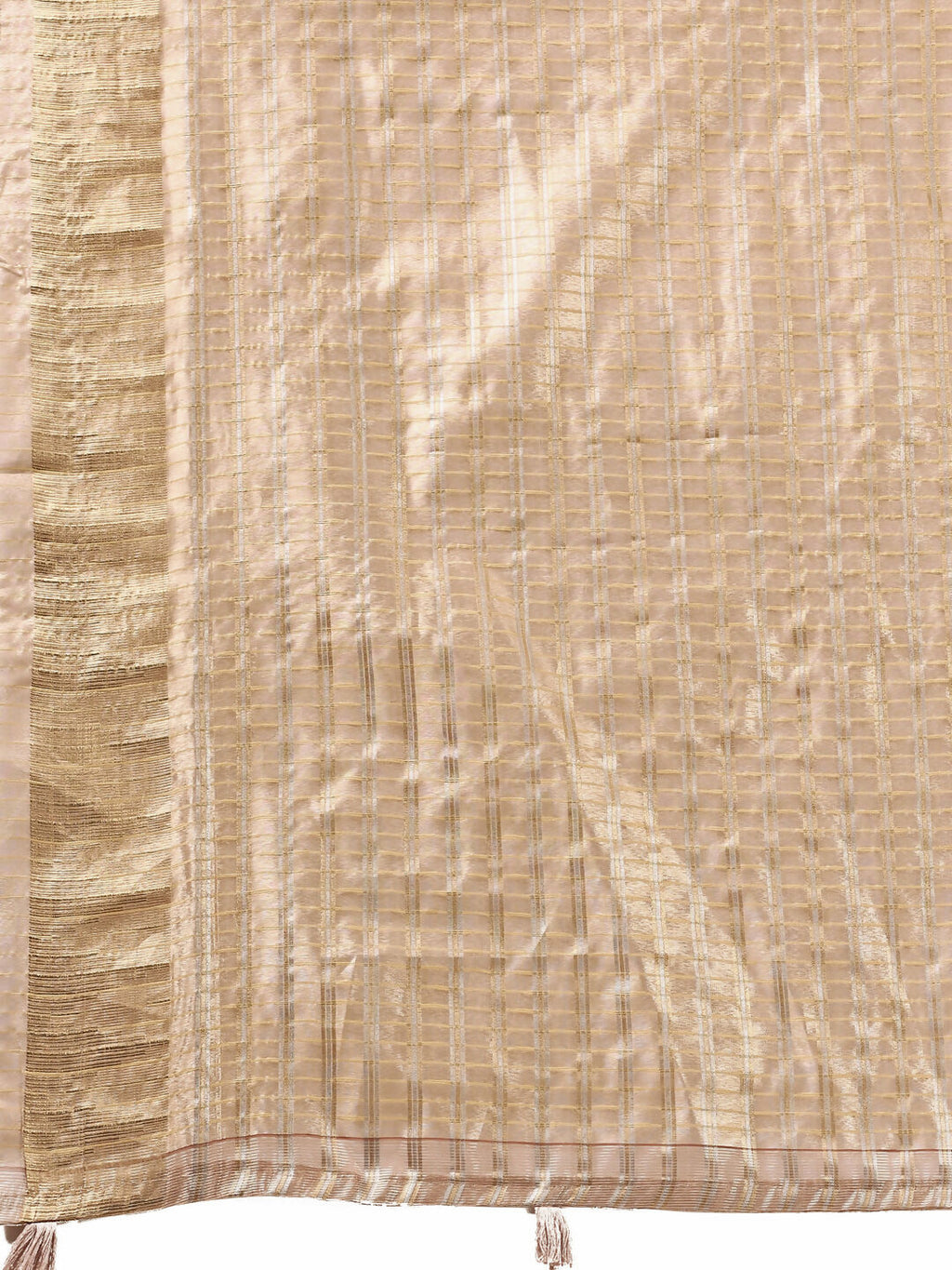Shree Shyam Fashion Organza Peach Saree - Distacart
