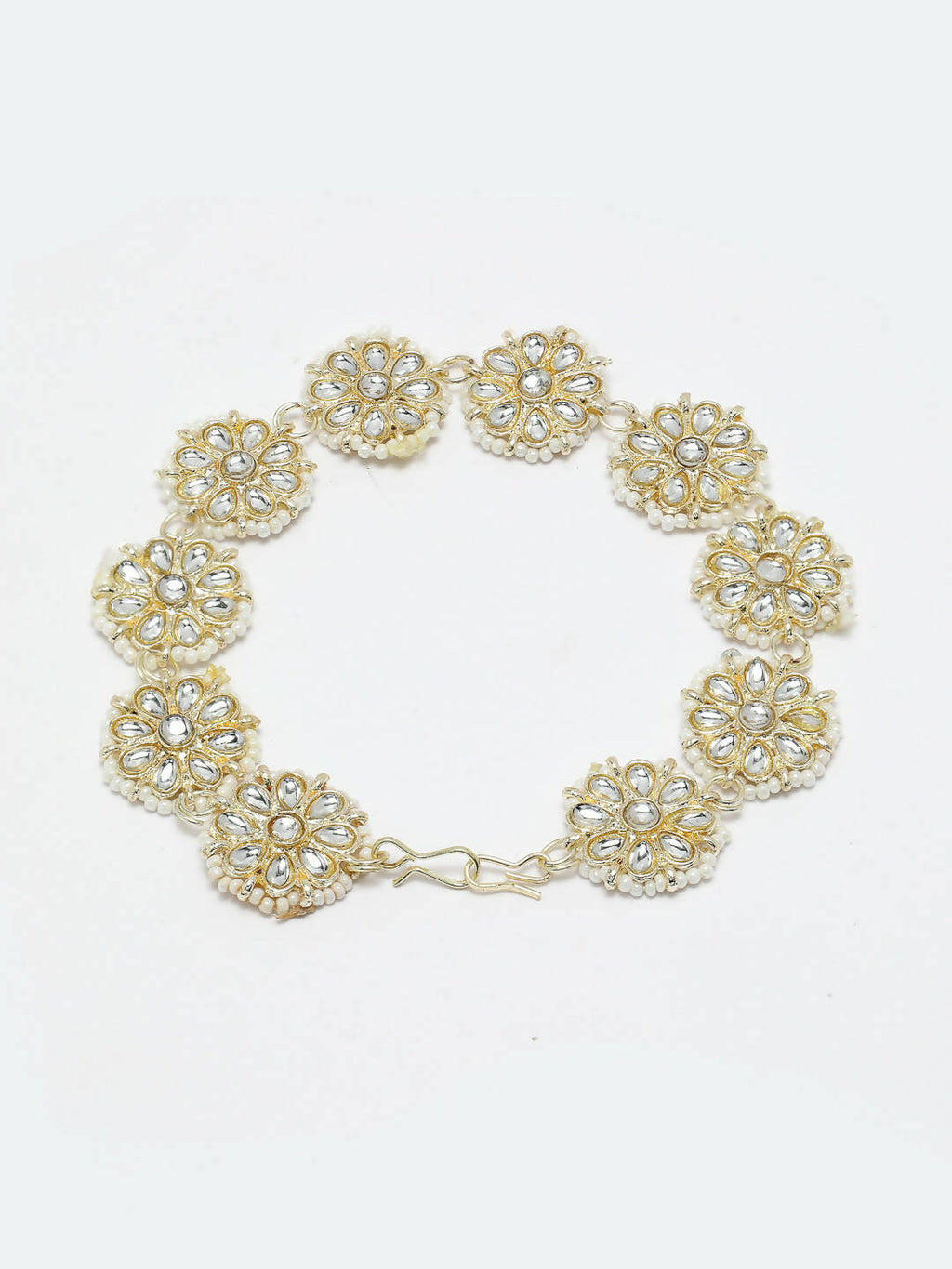 NVR Women's Gold-Plated Traditional Trending Matha Patti - Distacart