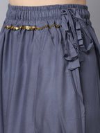 TAG 7 Women Flared Ethnic Palazzos