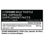 Livestamin Milk Thistle Capsules - Distacart