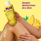 PLIX The Plant Fix Pineapple 5% Lactic Acid Body Wash Exfoliates Dry, Rough & Strawberry Skin