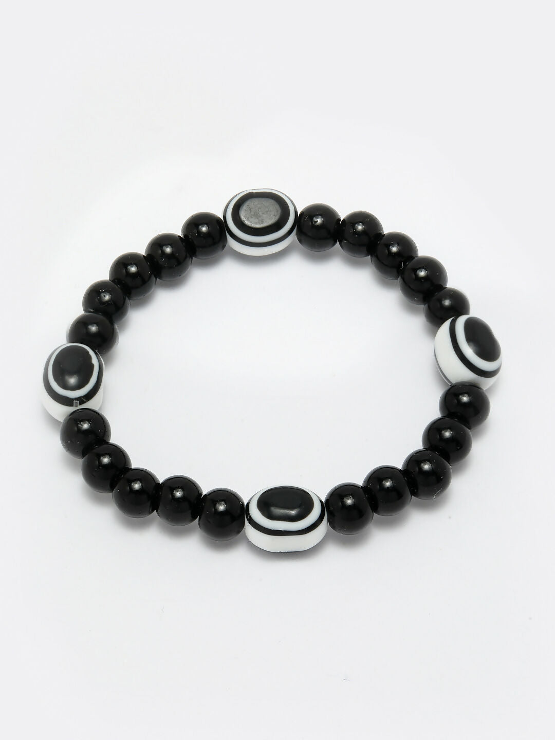 NVR Men & Women Evil Eye Beaded Adjustable Bracelet - Distacart