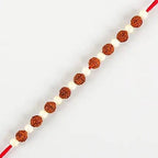 Rudraksha Elite Rakhi & Cadbury Silk Chocolates - Distacart